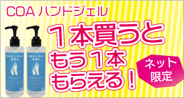 COA ハンドジェル(エタノール60%)2本セット