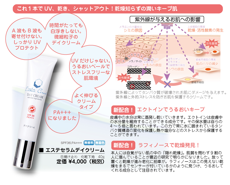 エステセラム デイクリーム (チューブ) 