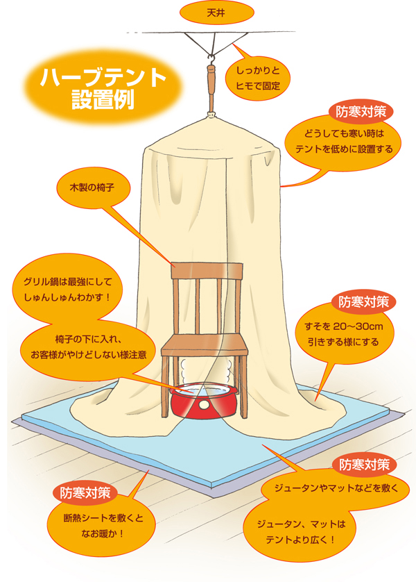 オリエンタル ハーブテント 無地