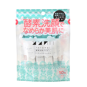 ととのい 酵素洗顔パウダー (ナチュラルハーブ)10包入